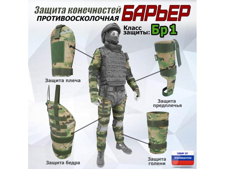 Комплект противоосколочной защиты "Барьер". Класс защиты Бр 1. 